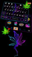 الكيبورد Neon Weed Black تصوير الشاشة 2