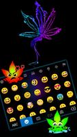 الكيبورد Neon Weed Black تصوير الشاشة 3