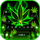 Teclado Neon Weed Smoke APK