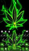 Neon Weed Smoke Affiche