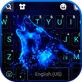 Neon Wolf 2 Keyboard Theme