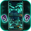 Neon Wonderland Keyboard Backg