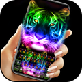 Neon Tiger Keyboard Theme