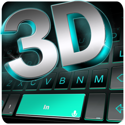 тема Neon 3D Black