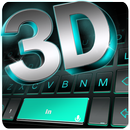 Neon 3D Black Teclado APK