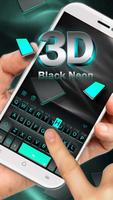 Bàn phím Neon 3D Black ảnh chụp màn hình 1
