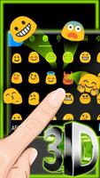 Yeni Havalı Neon 3d Green Blac Ekran Görüntüsü 1