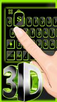 Yeni Havalı Neon 3d Green Blac Ekran Görüntüsü 2