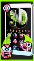 Yeni Havalı Neon 3d Green Blac Ekran Görüntüsü 3