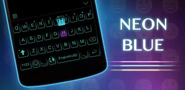 Teclado para Cool Neon Blue