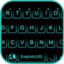 Cool Neon Blue Tastatur thema APK