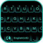 Teclado Cool Neon Blue icono