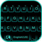 ikon Keyboard Neon Blue