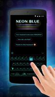 ثيم لوحة المفاتيح Neonblue تصوير الشاشة 2