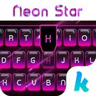 Icona Neon Star Kika Keyboard Theme