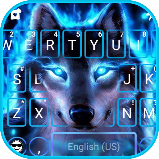 Neon Wolf Teclado