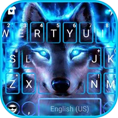 download Neon Wolf Tastiera APK