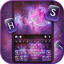 Fond de clavier Nebula Galaxy APK