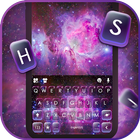 Fond de clavier Nebula Galaxy icône