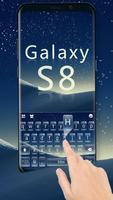 Thème de clavier New Galaxy S8 Affiche
