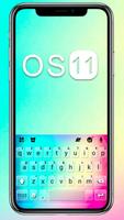 الكيبورد OS 11 الملصق