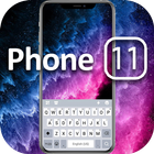 Thème de clavier New Phone 11 icône