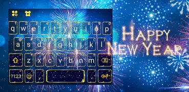 New Year Firework のテーマキーボード