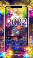 แป้นพิมพ์ New Year 2022 โปสเตอร์