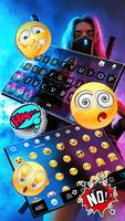 Hình nền bàn phím Ninja Cool Girl ảnh chụp màn hình 3