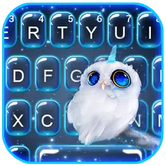 Descargar APK de Night Unicorn Owl Tema de tecl