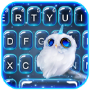 Night Unicorn Owl Keyboard The APK