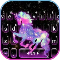 Night Galaxy Unicorn Tastatur- APK Herunterladen