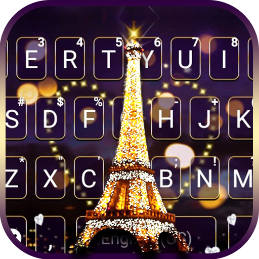 Night Romantic Paris Tastatur-