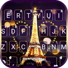 Night Romantic Paris Keyboard  APK download