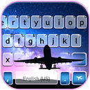 Night Sky Flight Tastatur-Them APK
