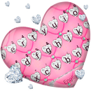 Noble Diamond Heart Tema de teclado APK