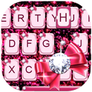 Diamond Butterfly Pink Keyboar APK