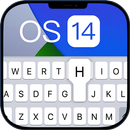 OS 14 Phone Fondo de teclado APK
