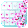 Orchid Flowers Lovely Keyboard Theme