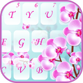 Orchid Flowers Lovely Keyboard Theme