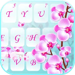 الكيبورد Orchid Flowers APK download