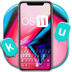 خلفية الكيبورد OS11 Melt Color