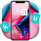 خلفية الكيبورد OS11 Melt Color أيقونة