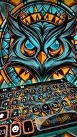 Owl Totem Klavye Arkaplanı gönderen