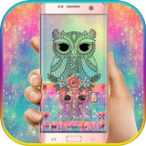 Colorful Owl Keyboard Theme icon