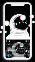 Fond de clavier Outer Space Li Affiche