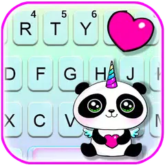 Panda Unicorn Smile 主題鍵盤 APK 下載