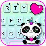 Panda Unicorn Smile ikon