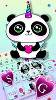 Tema Keyboard Panda Unicorn Sm imagem de tela 1