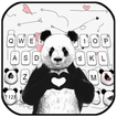 Panda Love 2 Klavye Arkaplanı